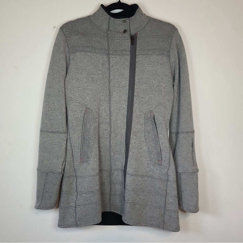 Title Nine Women's Wool Blend Full Zip Sweater Jacket EUC Size Small